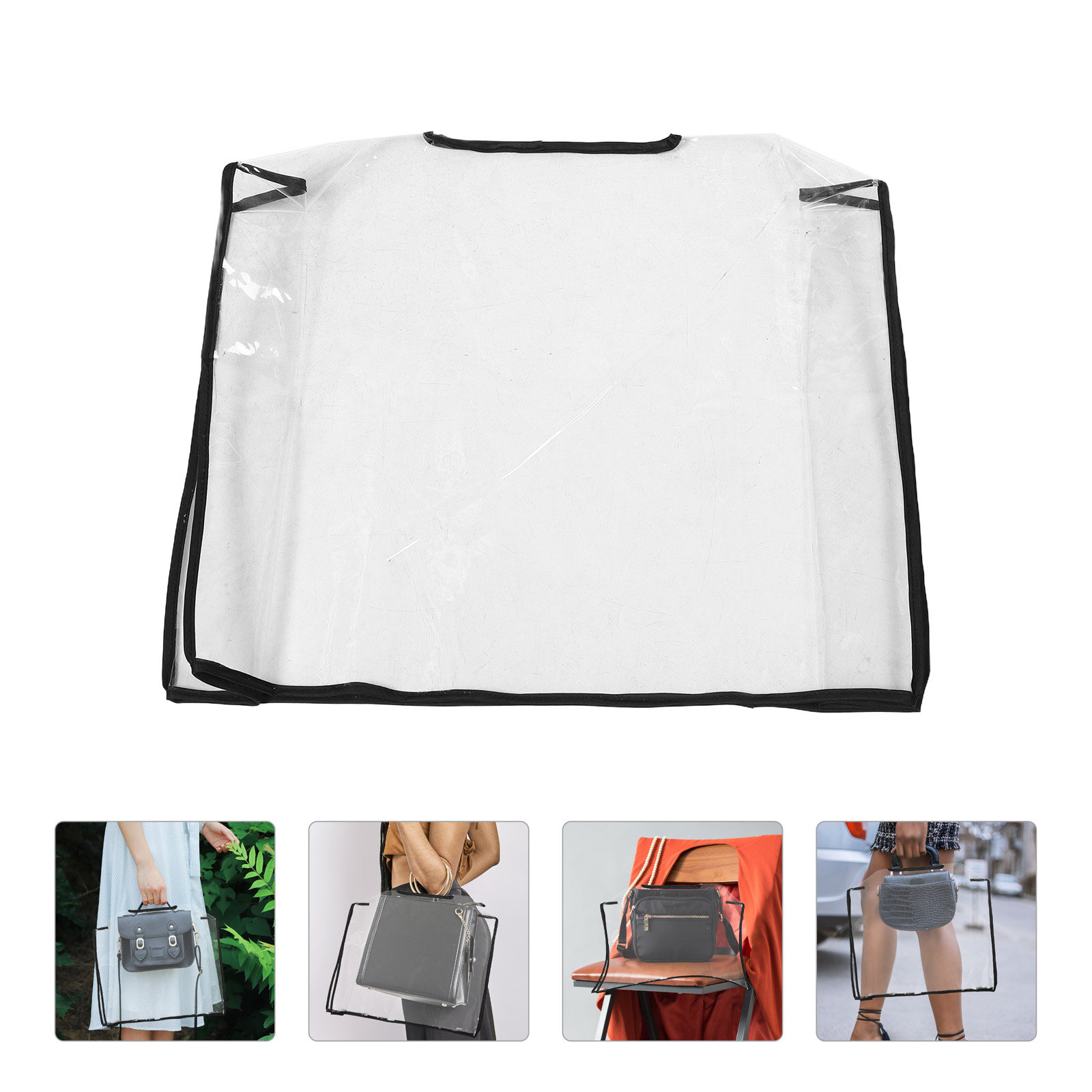 Rain Cover Backpack - حقيبة إيفا الشفافة، غطاء واقي من