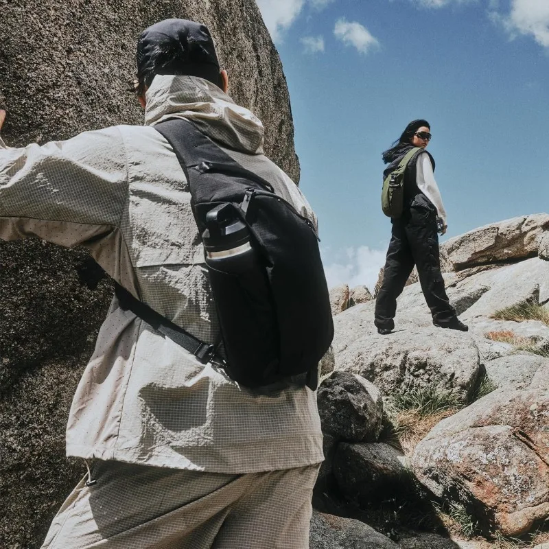 حقيبة صدر بحجم 7.5 لتر - حقيبة - مراجعة Sling Backpack Shoulder وسعره