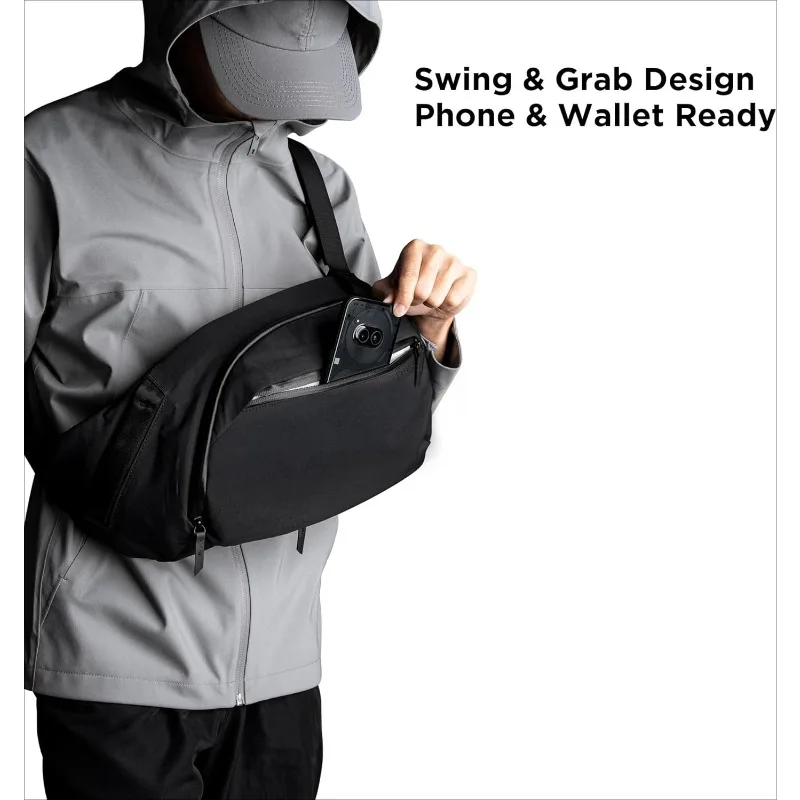 حقيبة صدر بحجم 7.5 لتر - حقيبة - مراجعة Sling Backpack Shoulder وسعره