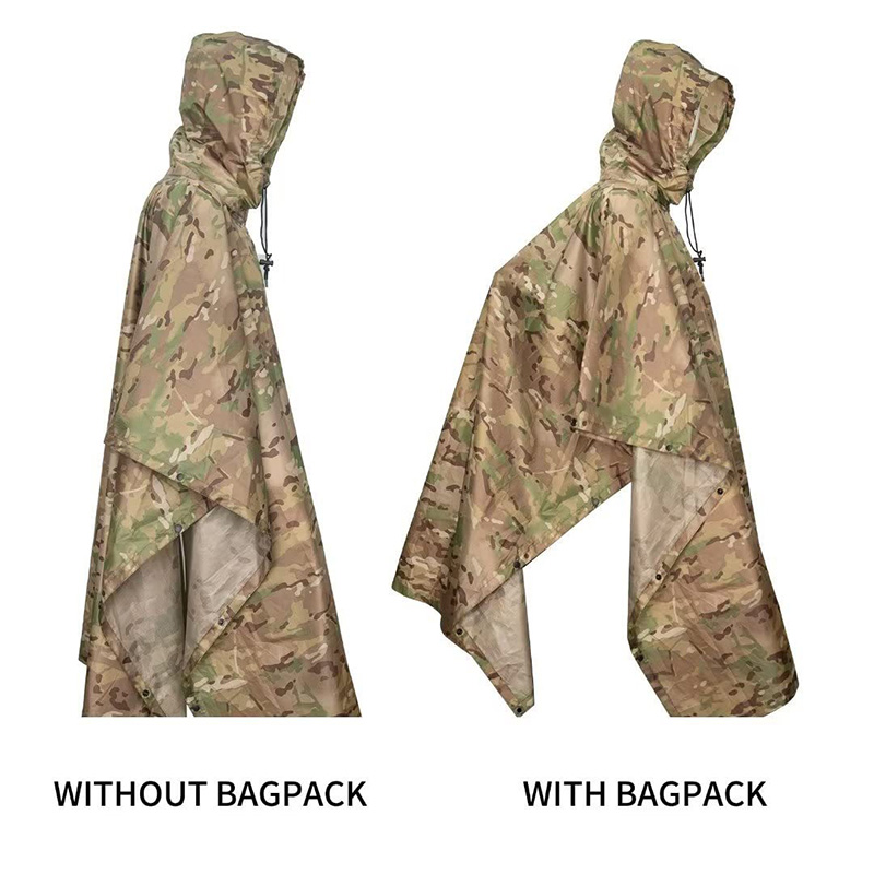 معطف مطر 3 في 1 مع غطاء ظهر وغ - مراجعة Rain Cover Backpack وسعره